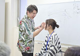 ＜導入授業＞ヘアメイク・Tommy 講師が教える！「 可愛い」から「 クール」まで印象自在！アイブロウ」の作り方とは？